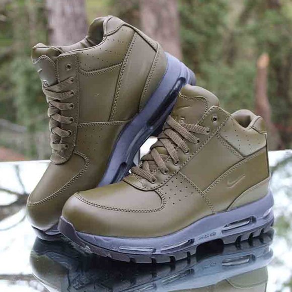 Nike Air Max Goadome Size 6Y Olive Green Canvas - Picture 6 of 15